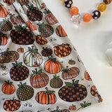 Field of Patchwork Pumpkins Dress (FSP1396)