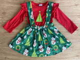 Festive Trees 'n Snowmen Jumper Outfit (HOLIDAY 2021070048)