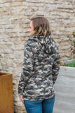 Camo and Stripes HalfZip Hoodie