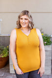 Addison Henley Tank - Mustard