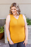 Addison Henley Tank - Mustard