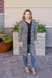 Colbie Cardigan - Grey Leopard