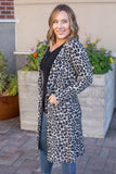 Colbie Cardigan - Grey Leopard