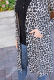 Colbie Cardigan - Grey Leopard