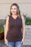 Addison Henley Tank - Brown