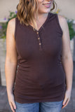 Addison Henley Tank - Brown