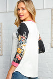 Floral Raglan Top