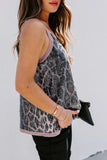 Sequin Leopard Print Tank Top