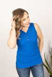 Addison Henley Tank - Blue