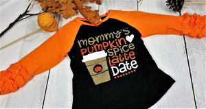 Mommy's Pumpkin Spice Latte Date Shirt - Kids