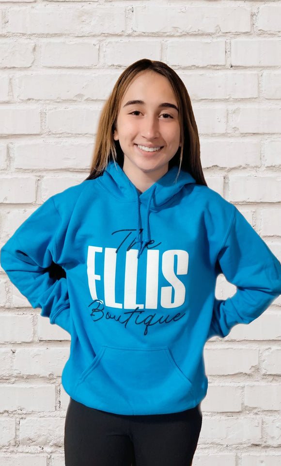 Blue The Ellis Boutique Hoodie