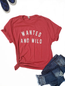 Wanted and Wild Tee