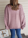 Mauve Sweater Cardigan