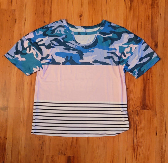 Pink Camo Peep Tee