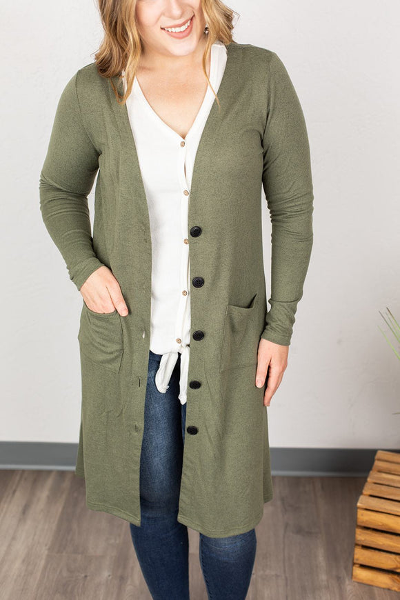 Colbie Cardigan - Olive