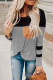 Pinstripe Patch Pocket Top