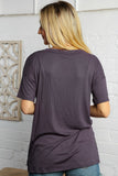 Charcoal Cut Out Panel Design Top