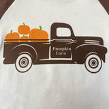 Brown Pumpkin Truck Farm Delivery Tee (Fall 2021071057)