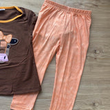 Brown'n Peach Moo Cow Pant Set (FALL 2021081029)