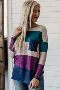 Purple Stripe Longsleeve