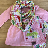 Pretty Pink Trees Scarf Outfit (HOLIDAY 2021070058)