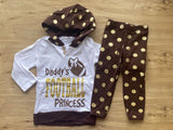 Daddy's Football Princess Gold Dot Outfit (Fall 2021081008)-sparkledots-sparkledots