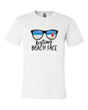 Resting Beach Face Crew neck Tee