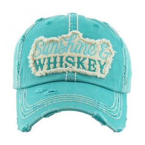 Turquoise Sunshine & Whiskey Hat