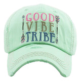 Mint Good Vibe Tribe Hat