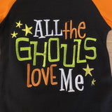 All the Ghouls Embroidered Ruffle Sleeve Tee (Fall 2021071043)-sparkledots-sparkledots