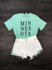 Mint Minnesota CrewneckTee