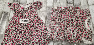 9341(Animal Print Dresses - 4 pieces)