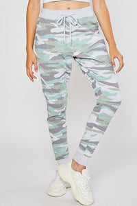 Lt Olive Camo lounger pants