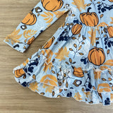 Ruffled Pumpkin 'n Acorns Dress (Fall 2021071060)