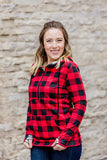 Buffalo Plaid and Stripes HalfZip Hoodie