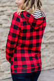 Buffalo Plaid and Stripes HalfZip Hoodie