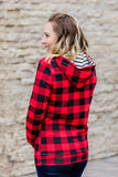 Buffalo Plaid and Stripes HalfZip Hoodie