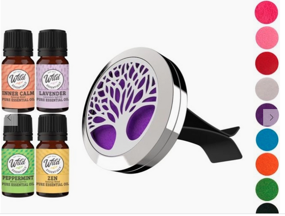 Tree of Life Car Vent Diffuser w/essential oils