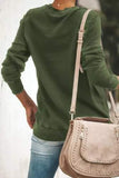 Green Wash Pullover Top