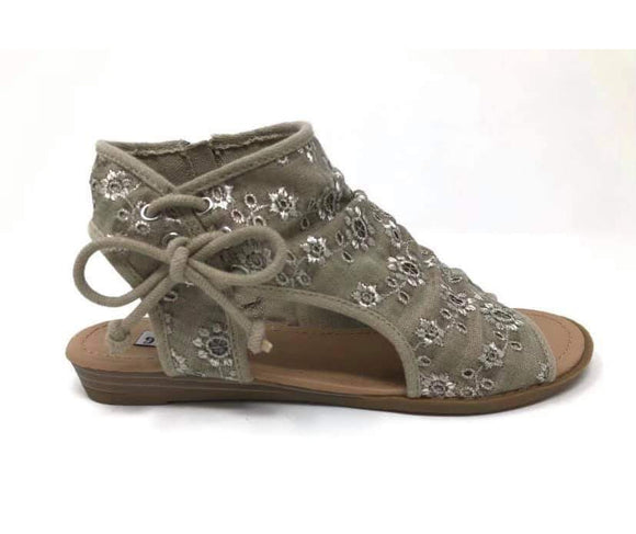 Olive Lace Lola Sandal