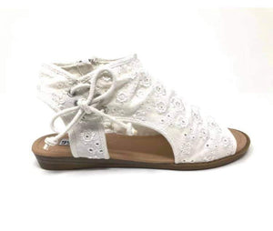 White Lace Lola Sandal