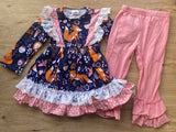 Pretty in Pink Foxy Ruffle Accent Outfit (MYS 2021083009)-sparkledots-sparkledots