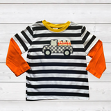 Candy Corn in the Truck Bed! Striped Autumn Tee (FP1002)