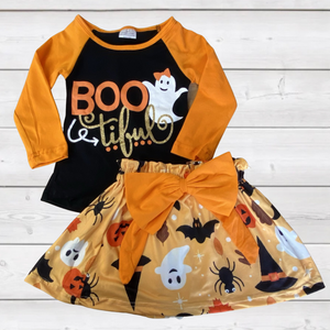 Boo-Tiful Ghost Deluxe Skirt Outfit (Fall 2021071008)