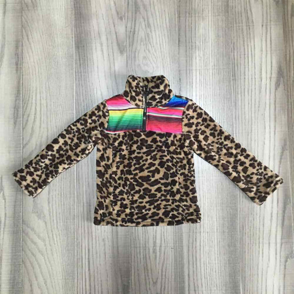 Leopard/Serape Sherpa