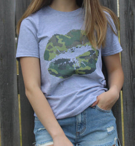 Camo Lip Graphic Tee