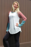 Solid Thermo Raglan Top