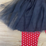 Merry Christmas Hooded Tutu Dress with Polka Dot Pants (HOLIDAY 2021070007)-sparkledots-sparkledots