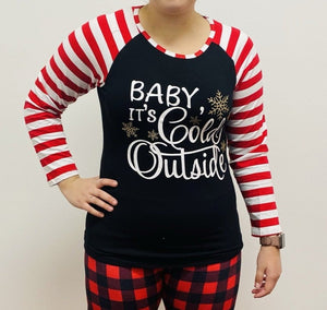 Baby it's Cold Outside Adult Shirt (HOLIDAY 2021070028)