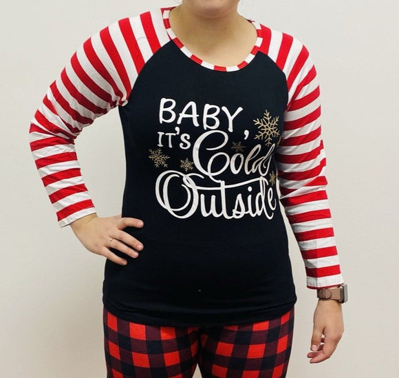 Baby it's Cold Outside Adult Shirt (HOLIDAY 2021070028)